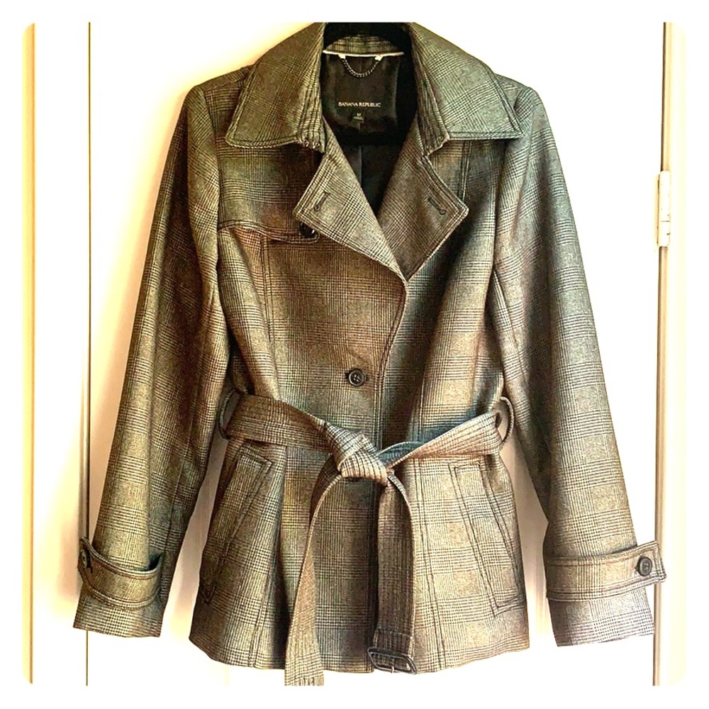 Women’s Belted Jacket Fitted, Size 12